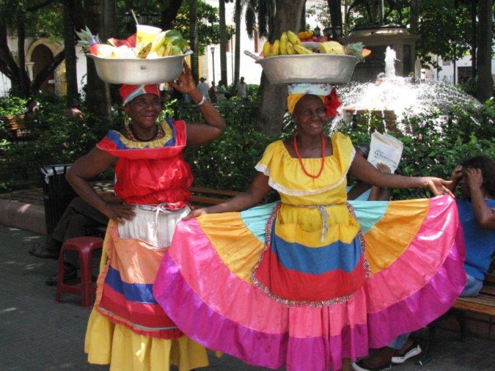 Kolumbijki w Cartagenie, Kolumbia